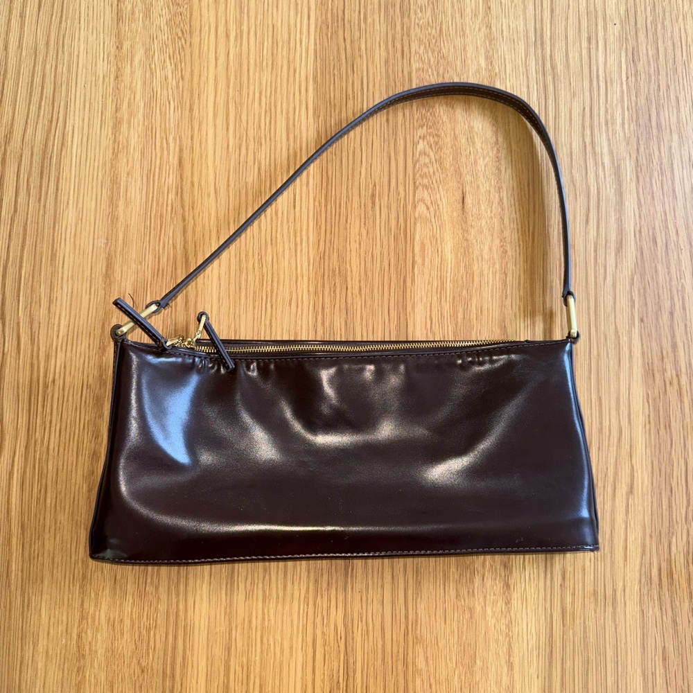 Brown Leather Shoulder Bag
